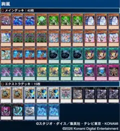 【カジュアルデッキ】絢嵐　遊戯王　格安デッキ