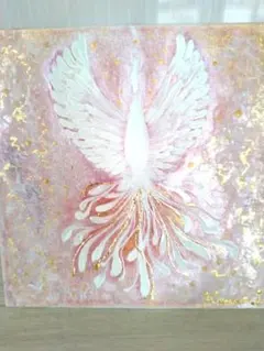 開運鳳凰 キャンバス画 手描き 原画 - メルカリ