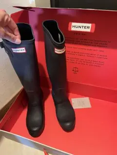 i*y様 HUNTER Original ブラック ロングブーツ　US8