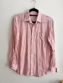 UNIQLO リネンシャツ ピンク Sサイズ