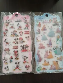ディズニーぷくぷくシール 2シート入り