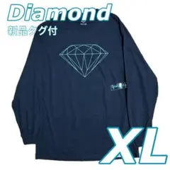 新品タグ付 Diamond SUPPLY CO. ダイヤモンド ロンT ブラック