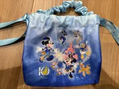 上海　ディズニーリゾート 10周年 巾着袋のサムネイル