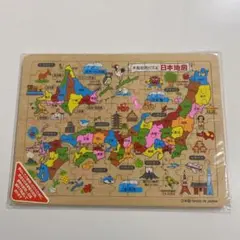 木製知育パズル　日本地図