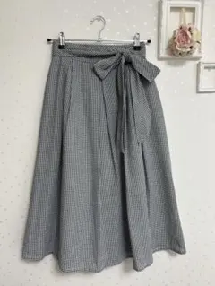 ☆F.i.n.t リボンベルト付きギンガムチェックスカート ☆