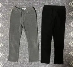 GLOBAL WORK ・西松屋　ロングパンツ 2点セット 130cm