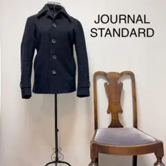B8099【ウール極上美品】ジャーナルスタンダードステンカラーコートSサイズ