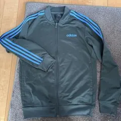 adidas ジュニア ジップアップジャケット カーキ