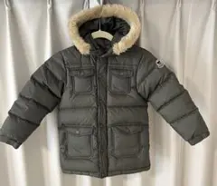 ミキハウス ダブルB ダウンコート 120 フード取り外し可 通学 冬