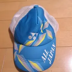 YONEX ALL JAPAN キャップ ネイビー/ホワイト - メルカリ