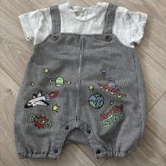 宇宙柄ロンパース