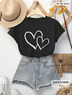 SHEIN キッズ 半袖 Tシャツ 12-13Yのサムネイル