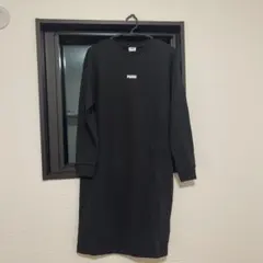 PUMA 黒 ワンピース S