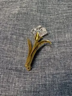 SWAROVSKI フラワー ブローチ クリスタル ローズ 花 入学式 卒業式
