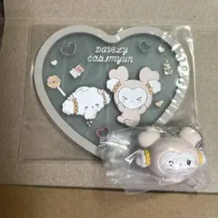 TWICEガチャ サンリオクリアラバーコースター+マスコットチャームダヒョン2点