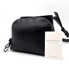 ✨極美品✨現行✨マザーハウス　ショルダーバッグ　ソラ　2way　M　ブラック