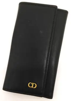 クリスチャンディオール キーケース 6連 ブラック レザー 中古品(43016)のサムネイル