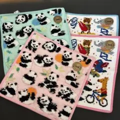 新品 ディズニーストア ミニタオル ハンカチ シェニール織 スティッチ