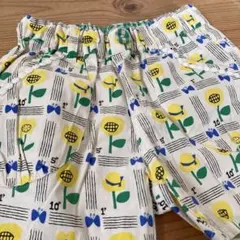 プチジャム　Petit Jam 花柄リボンデザインハーフパンツ 110cm ⑥