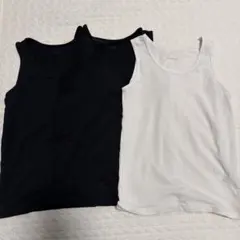 UNIQLO エアリズム　タンクトップ 3枚セット 黒 白