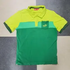 PUMA ポロシャツ グリーングラデーション US Sサイズのサムネイル