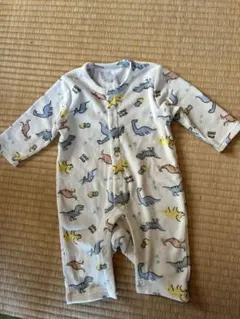 恐竜柄ロンパース 60-70cm