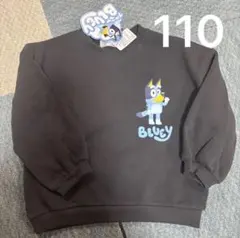 新品未使用　トレーナー 110 ブルーイ　ビンゴ　bluey bingo