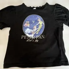 ピーターパン Tシャツ ブラック 100cm