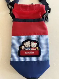 【レア　美品】familiar 哺乳瓶入れ　デニム水筒カバー レア 美品】familiar 哺乳瓶入れ デニム水筒カバー - メルカリ