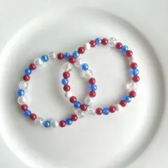 ビーズブレスレット♡ミャクミャク♡２点セット