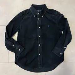 Ralph Lauren コーディロイ長袖シャツ 6サイズ　120cm 黒