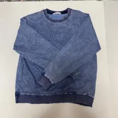 デニム風トレーナー