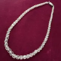 水晶　ネックレス　クリア