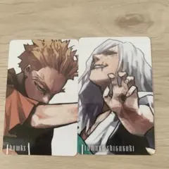 ジャンプGIGA2025 ヒロアカ新十傑　キャラカード ホークス・死柄木弔
