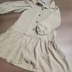 ZARA キッズ ワンピース ベージュ 134cm