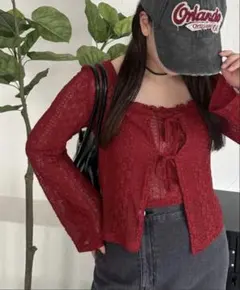 apres jour mignon レースカーディガンのサムネイル