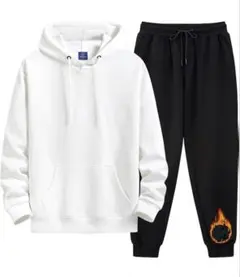 スウェット パーカー 上下セット 裏起毛 暖める3XL