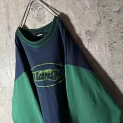 XLARGE エクストララージ パイル地 ビッグロゴスウェット センターロゴ L