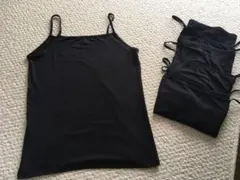 UNIQLO AIRism 黒キャミソール 4枚150cm