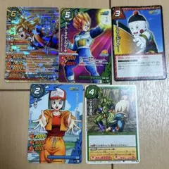 ミラクスバトルカードダス ミラバト ドラゴンボールまとめ売り5枚