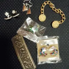 星型と三角形のピアスセット