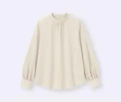 GU スタンドカラーブラウス　3XL