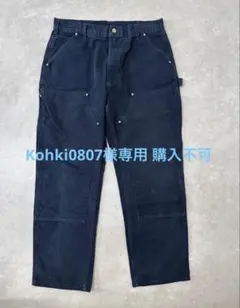 雰囲気○ carhartt ダブルニーペインターパンツ Black アメリカ製