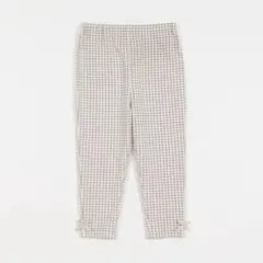 【新品】 プティマイン チェック柄 レギンス ねこ