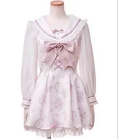 lizlisa リズリサ ジュエリー柄セットアップ　ピンク