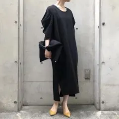 現行‼️美品✨ Maison Margiela ロングワンピース 黒 Mサイズ Maison Margiela（旧Maison Martin Margiela）（ロング
