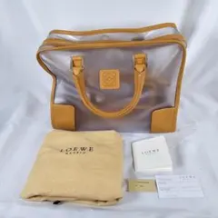 【極美品】ロエベ アマソナ2000 限定 ビニール クリアバッグ ポーチ付のサムネイル