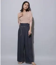 Mystrada パンツ　ネイビー