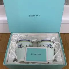 お値下げ中❤︎新品未使用⭐︎ティファニー　ペアマグカップ　モーニンググローリー