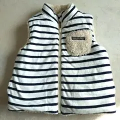 アプレレクール　キッズ　ベスト　リバーシブル　110cm